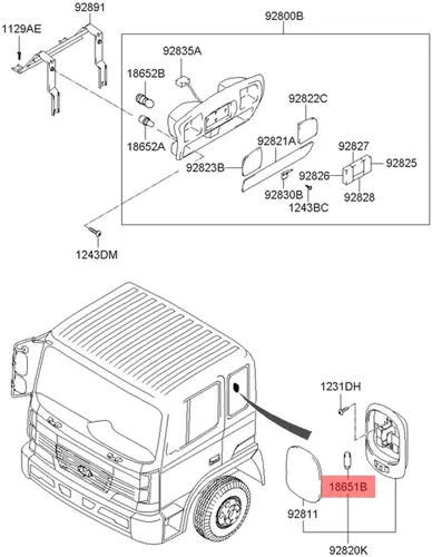 Автолампа HYUNDAI / KIA 1865510009 12
