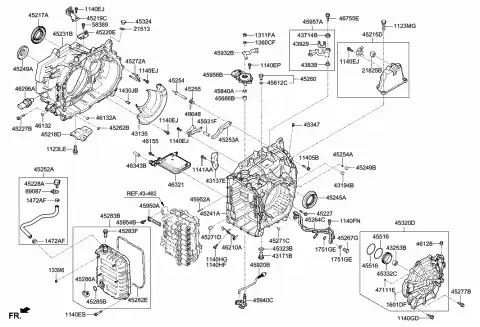 ФИЛЬТР-МАСЛ. 463213D800 HYUNDAI