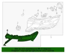 НАКЛАДКА ФАРЫ 92135R0050 MOBIS