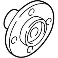 Ступица KIA 0K2N133061A