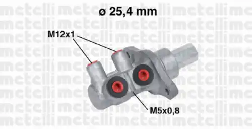 Главный тормозной цилиндр 05-0571 METELLI