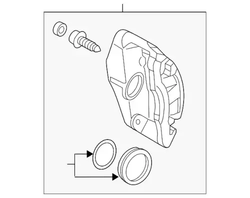 Тормозной суппорт 8P0 615 123 VAG