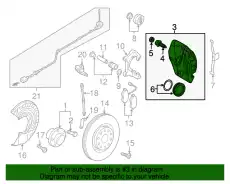 Тормозной суппорт 8P0 615 124 A VAG