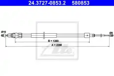 24.3727-0853.2 ТРОС СТОЯНОЧНОГО ТОРМОЗА ATE