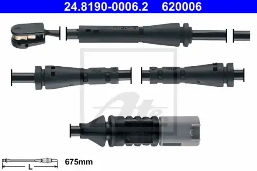 Датчик тормозных колодок ATE 24.8190-0006.2