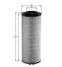 Фильтр масляный KNECHT OX155D Omn MAN F2000