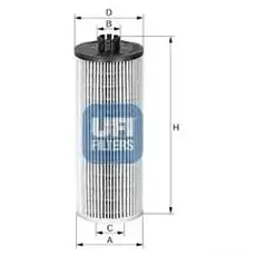 Фильтр масляный UFI 2500500 MAN F2000. TGA, Omn Setra