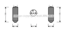 Осушитель кондиционера AVA MTD151