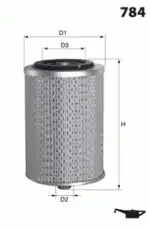 Фильтр масляный MECAFILTER ELH4714