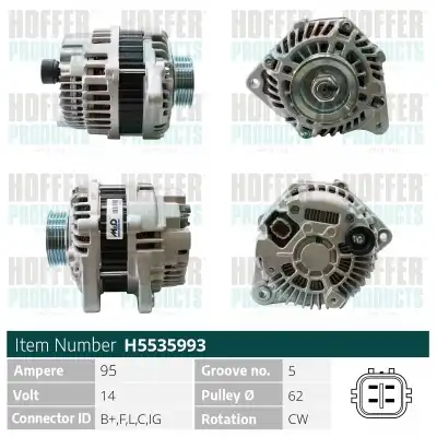 Генератор HOFFER H5535993
