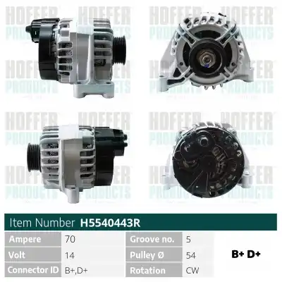 Генератор HOFFER H5540443R