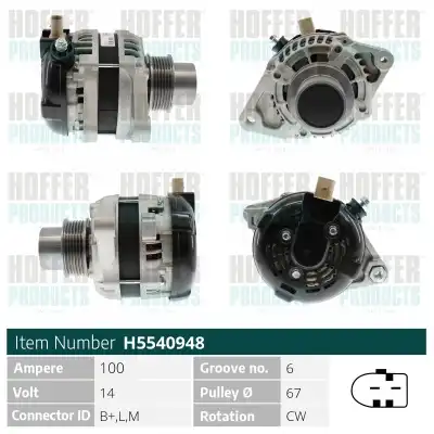 Генератор HOFFER H5540948