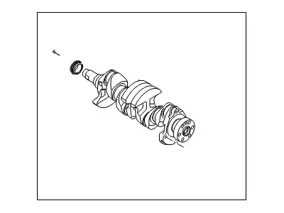 231102B700>>231102B710 H CRANKSHAFT ASSY MOBIS