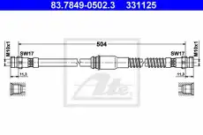 Шланг тормозной передний 83.7849-0502.3 ATE