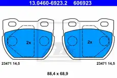 Тормозные колодки дисковые ATE 13.0460-6923.2