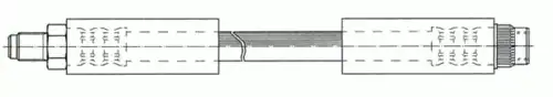 шланг тормозной перед. Ren 511670 CEF