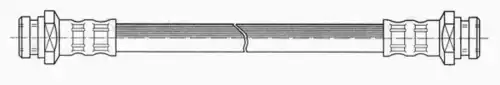 шланг тормозной задн. Mits 510968 CEF