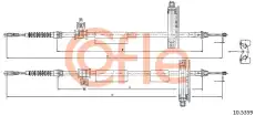 10.5359 ТРОС СТОЯНОЧНОГО ТОРМОЗА COFLE