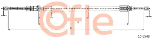 10.6543 COFLE ТРОС СТОЯНОЧНОГО ТОРМОЗА