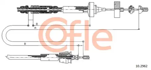 10.2962 ТРОС СЦЕПЛЕНИЯ COFLE