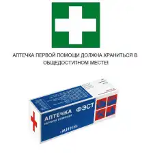 Аптечка индивидуальная ФЭСТ МИНИ (пластик) 132680