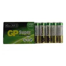 Батарейки GP АА 15A-2CRVS40, 40шт/уп. 796822