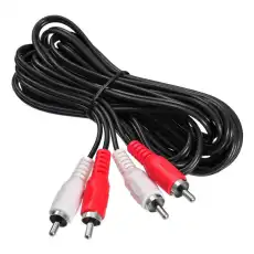 Кабель 2x2 RCA, 3 м, Buro, чер, BAAC024-3 1465709