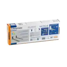 Кронштейн Kromax MICRO-4, СВЧ, настенный, фиксированный, сер 1296654