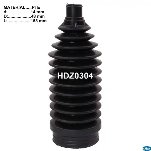 Пыльник рулевой рейки HDZ0304 KRAUF