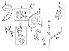 ПРУЖИННАЯ ЗАЩЕЛКА 4F0 615 269 VAG