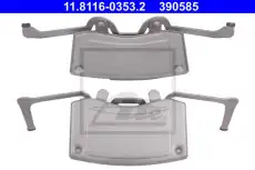 Тормозные колодки дисковые ATE 11.8116-0353.2