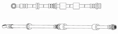 BRAKE HOSE 512782 CEF