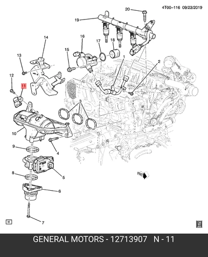 F-(S)SENSOR 12713907 GM