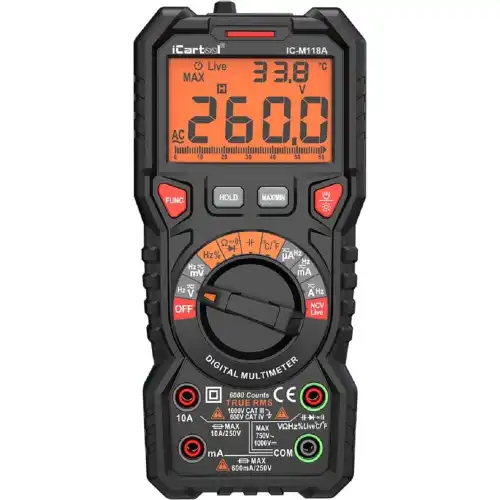 ICM118A Мультиметр цифровой iCartool IC-M118A