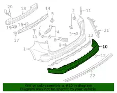 BUMPER ASY - REAR KT4Z17K835UCPTM FORD