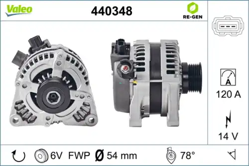 Генератор VALEO 440348