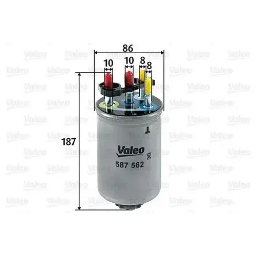 Топливный фильтр VALEO 587562