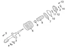 пружина передняя Sub 20330FE910 SUBARU