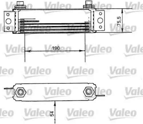 Масляный радиатор VALEO 816662
