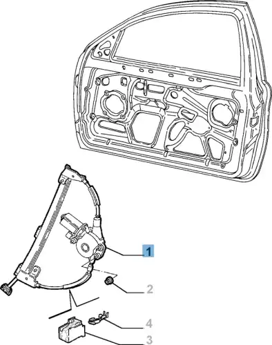 Стеклоподъемник  ALFA ROMEO 46751870