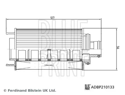 Фильтр масляный BLUE PRINT ADBP210133