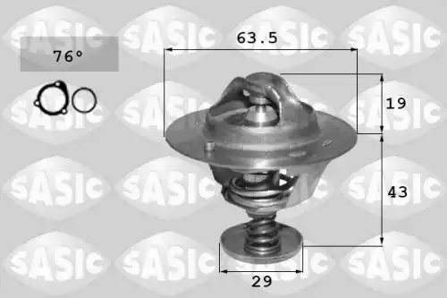 Термостат системы охлаждения SASIC 3306142