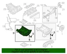 PAN ASSY - ENGINE OIL, UPPER 215203LTC0 KIA
