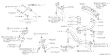подушка ДВС задняя Sub 41022AC150 SUBARU