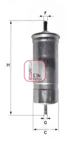 Топливный фильтр SOFIMA S1508B