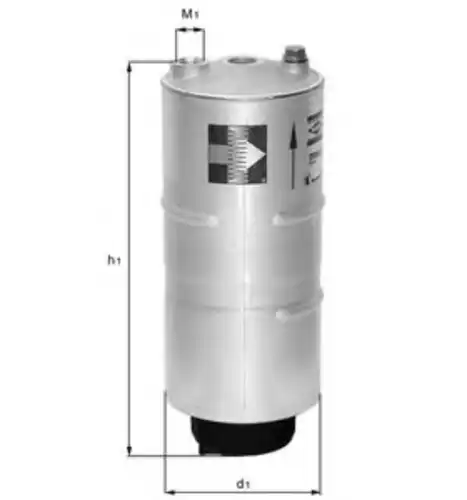 Топливный фильтр MAHLE KL 39