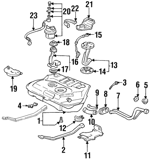 Топливный фильтр HONDA 16010SM4K50
