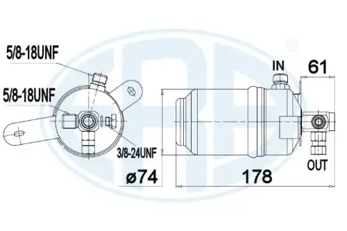 Осушитель кондиционера ERA 668008