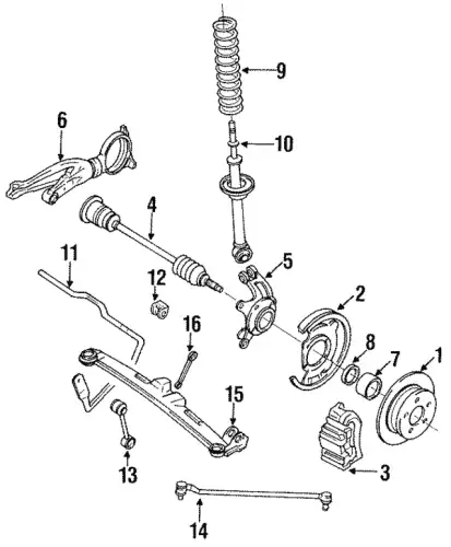 втулка подвески FB0128156 MAZDA