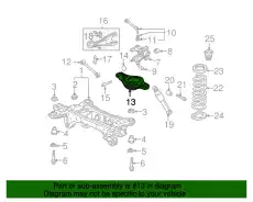 Рычаг подвески HONDA 52350S9VA00
